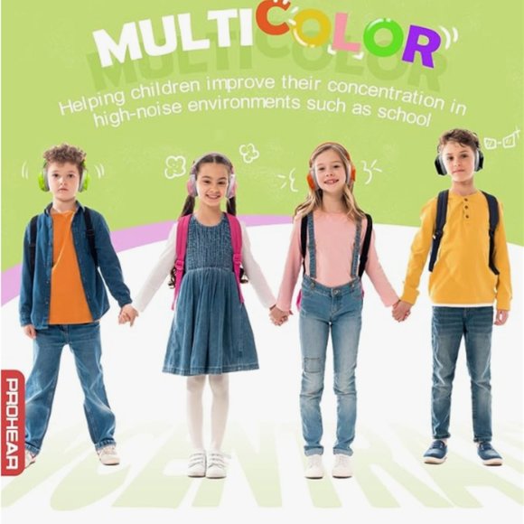 Kids Noise Reduction Earmuffs - Ear Protection / Noise Cancelling Headphones - Picture 5 of 11